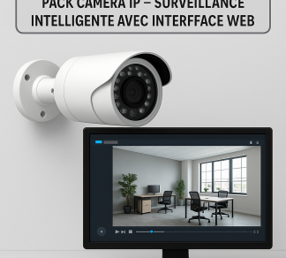 Pack Caméra IP – Surveillance Intelligente avec Interface Web